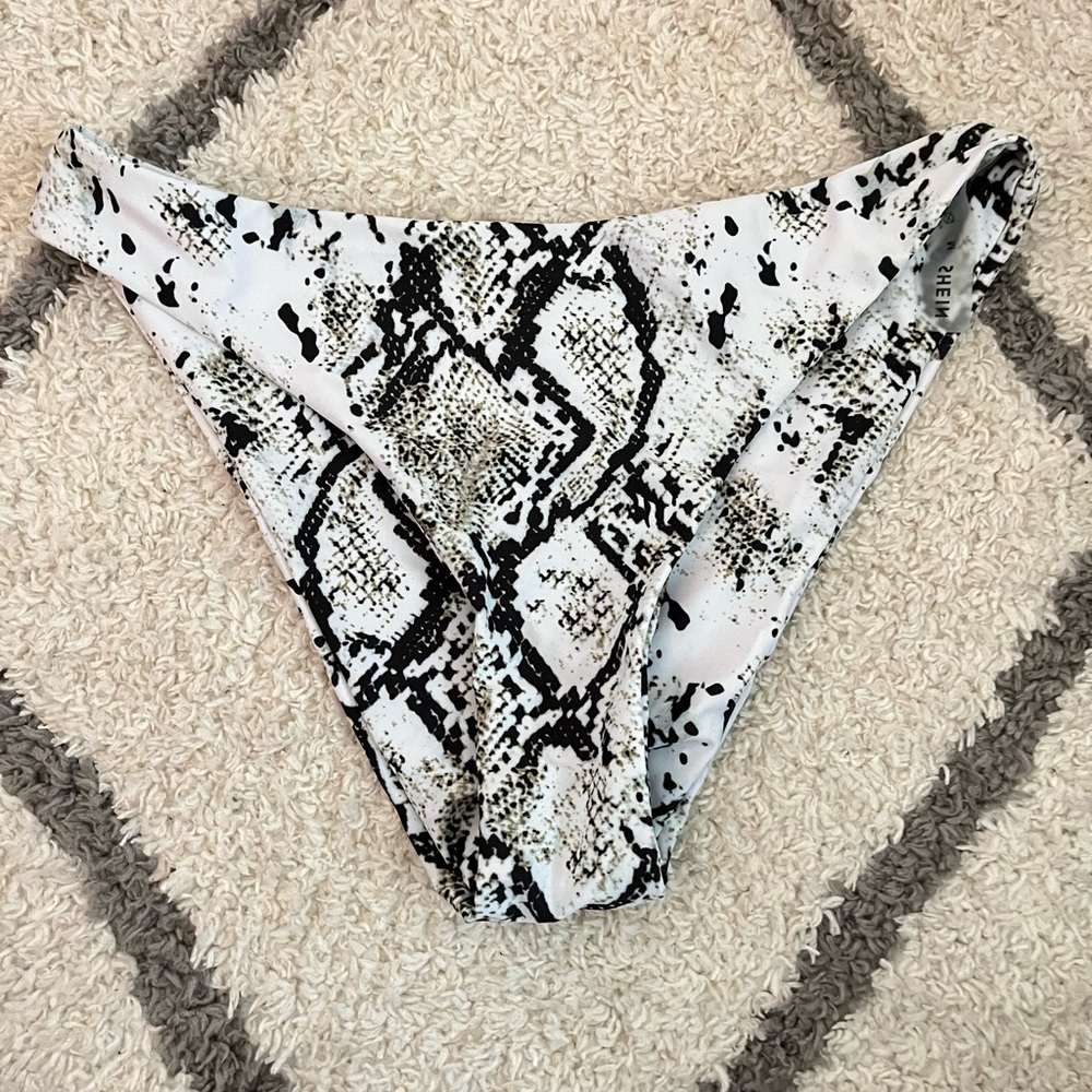 Snake skin bikini bottom